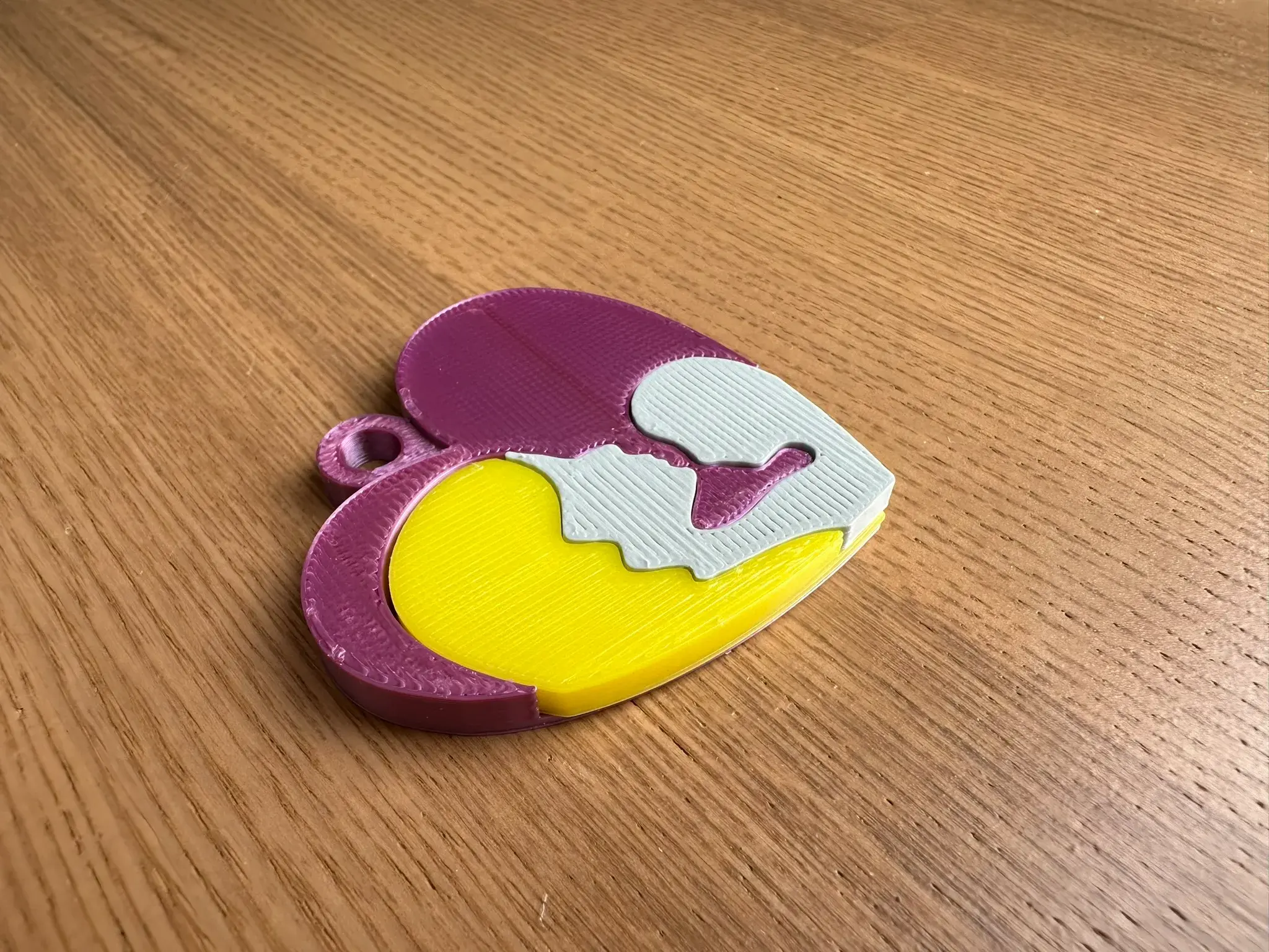 Mother and child keychain