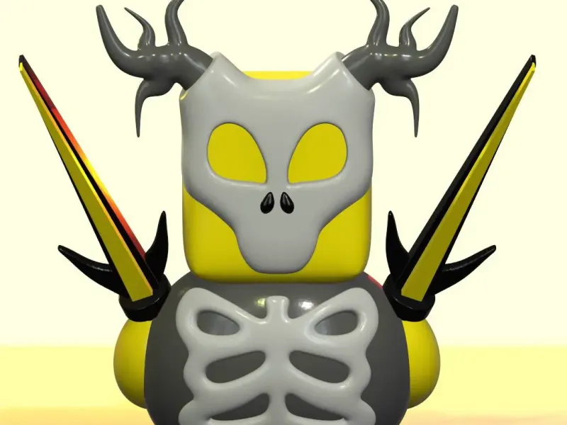 Cultist Roblox Duck 3D Model STL 3mf No Support Fanart