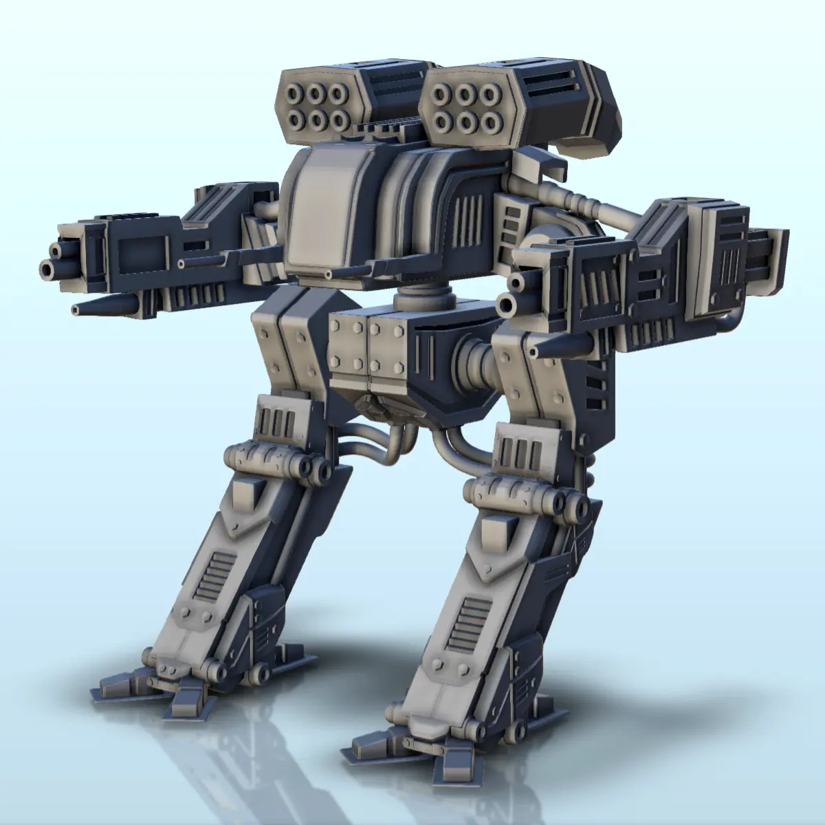 Uzsus combat robot (9) - sci-fi science fiction future 40k b | 3D ...