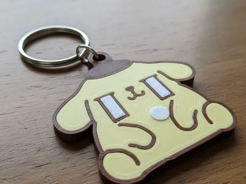 kEYCHAIN  POMPOMPURIN - sanrio 4