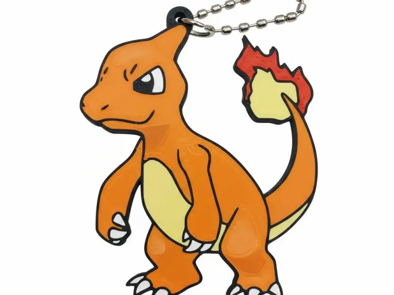 Pokémon Charmander 3D Print Keychain