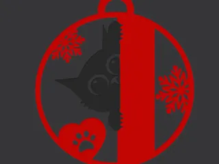 Christmas Tree ornamnet "cat"