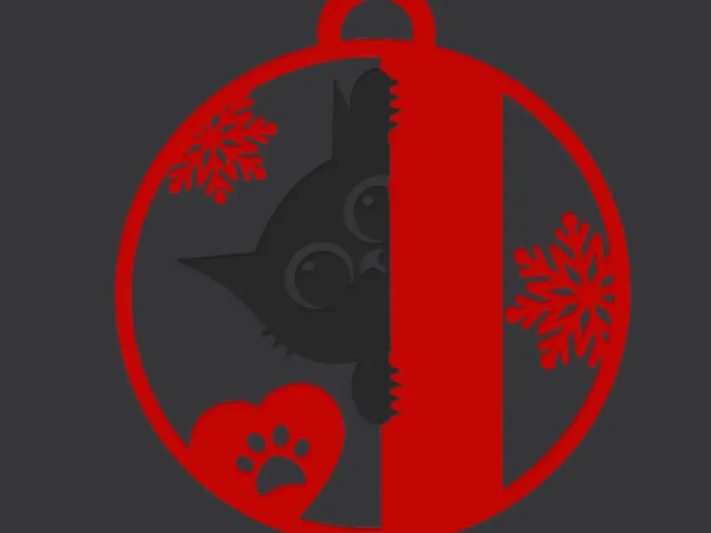 Christmas Tree ornamnet "cat"