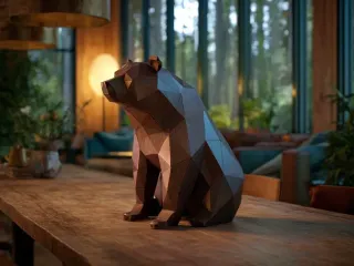 Polygonal Bear 03