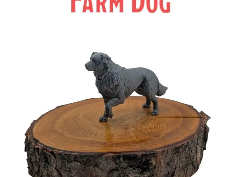 DnD TTRPG Farm Dog Miniature