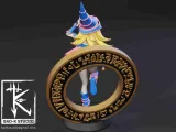 MODELLO DI STAMPA 3D DELLA RAGAZZA MAGO OSCURO YUGIOH-4