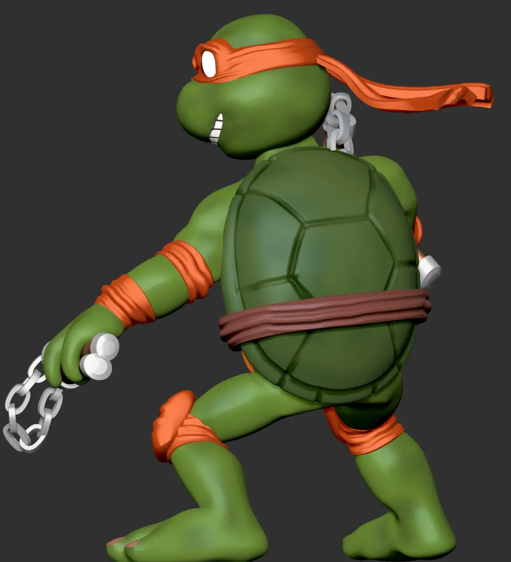 Michelangelo - Las Tortugas Ninja Mutantes