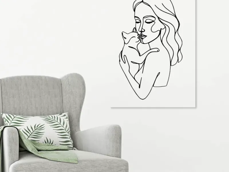 Forget Valentines, all I need are Cats! 2d wall art