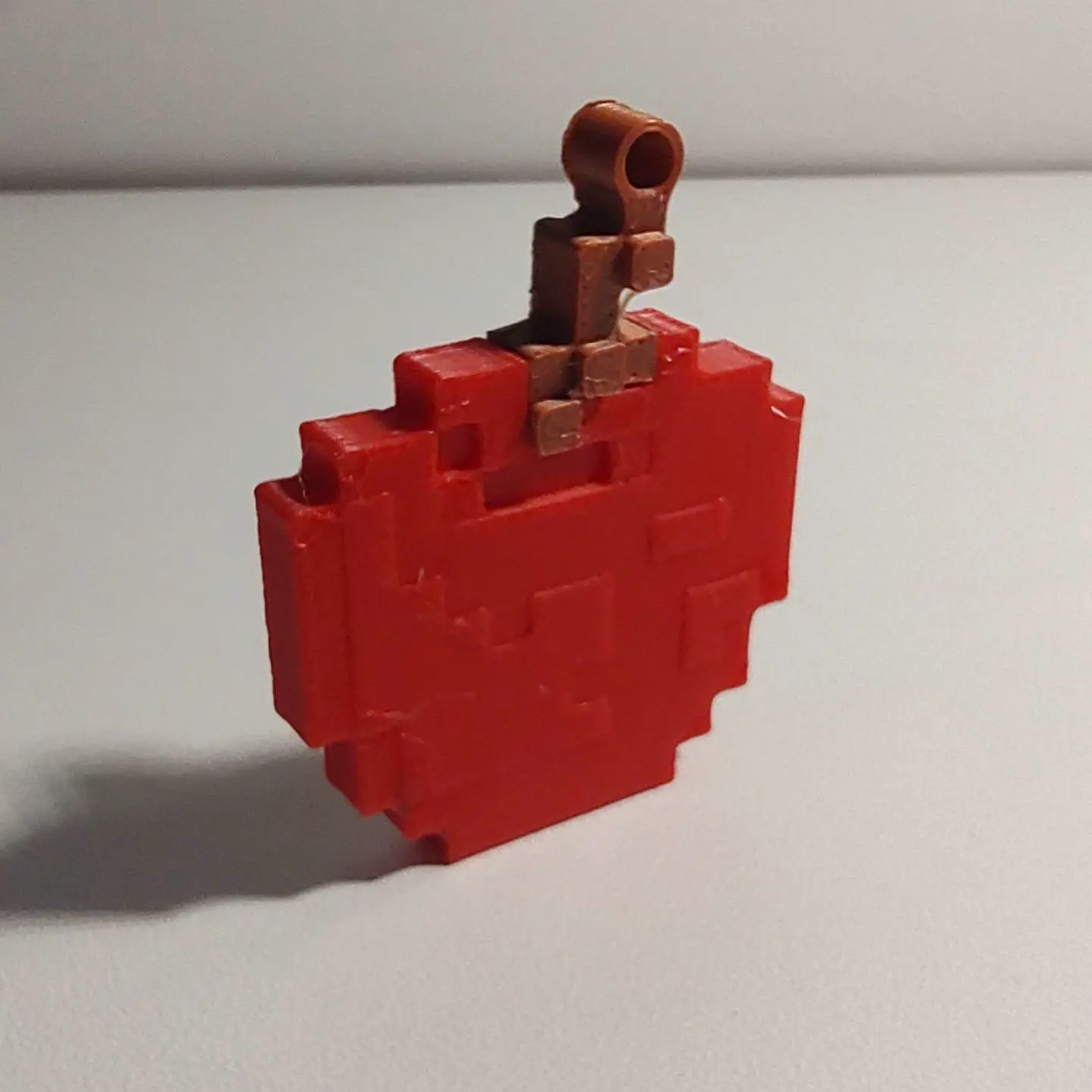 Minecarft Apple keychain