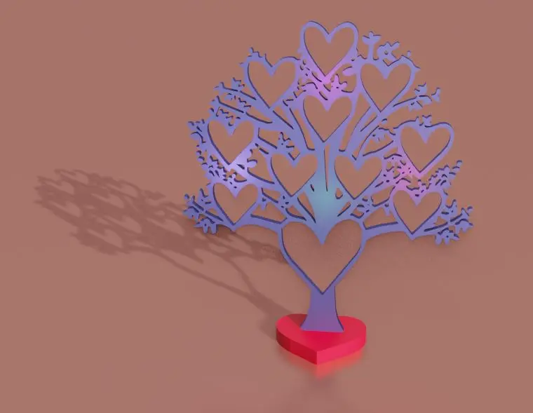 albero del cuore
