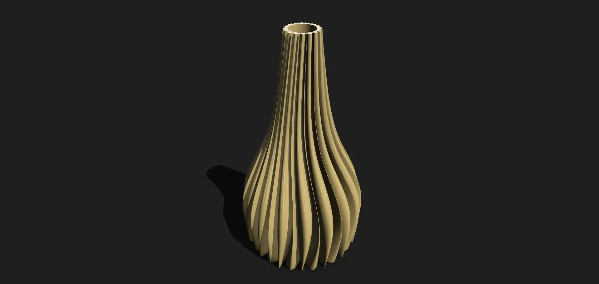 Vase#6 Pastel Banana