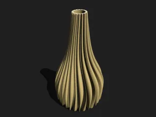 Vase#6 Pastel Banana