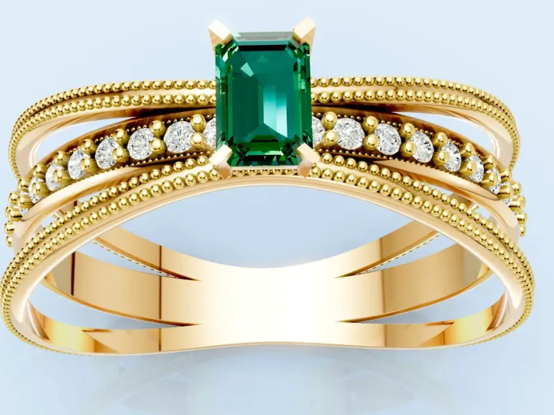 Verdant Grace Ring