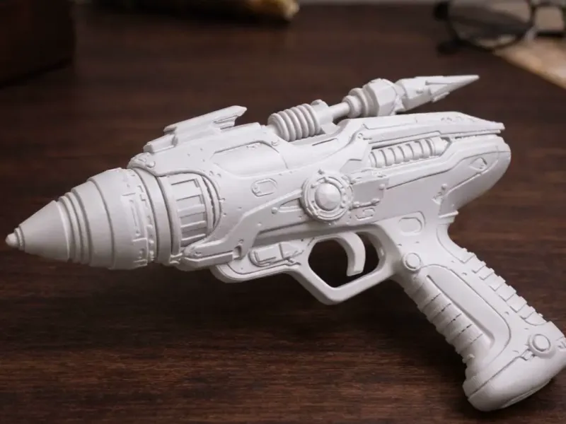 Bláster retro de ciencia ficción 🔫