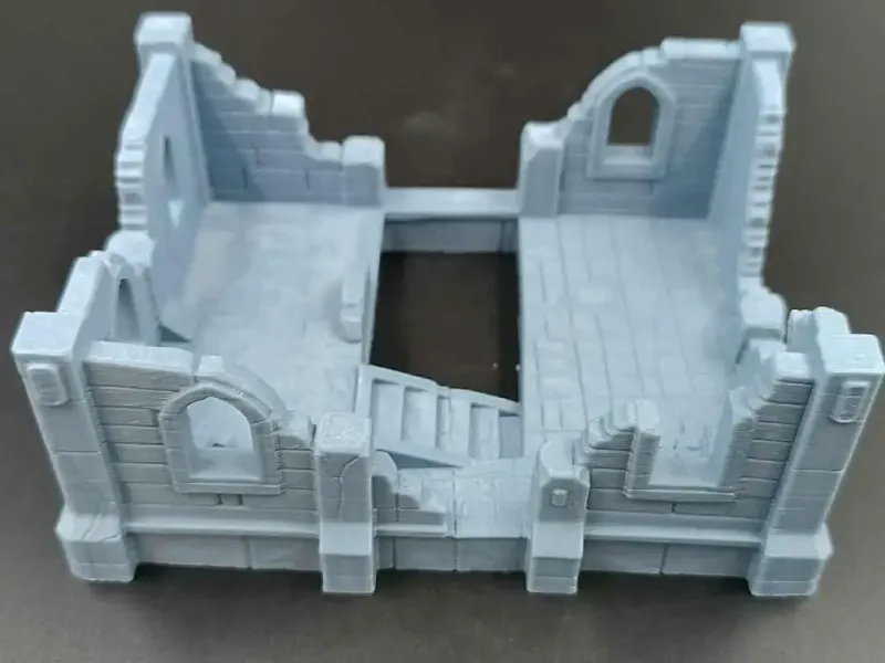 DnD Ruins Scenery - Old Ruined House - RPG - TTRPG