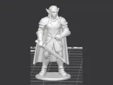 Figura de Elfo de Juego de Rol-3