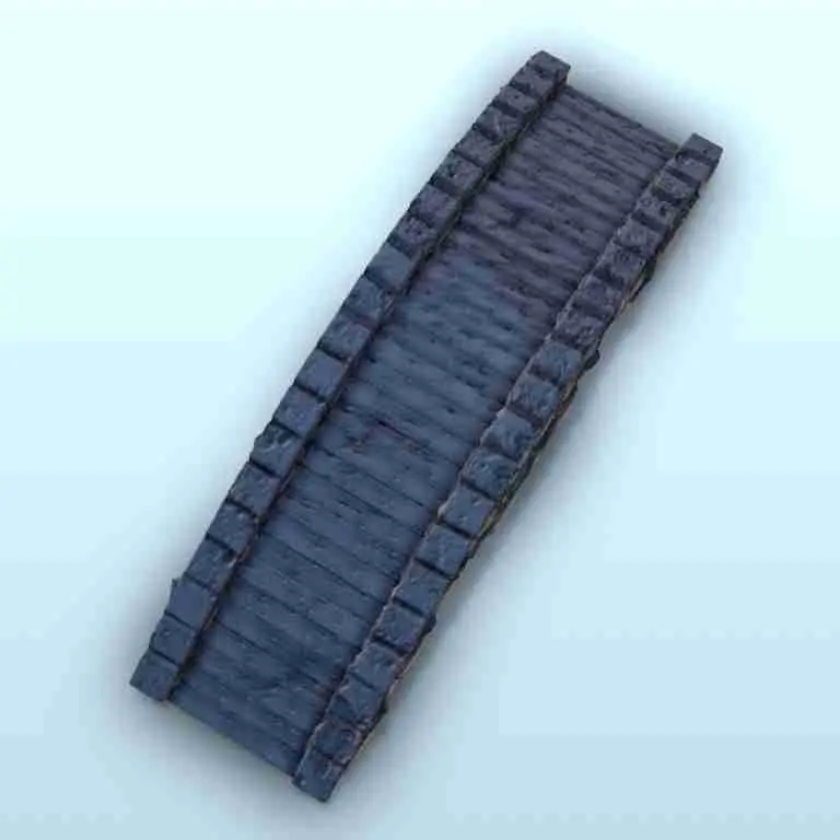 Gran puente de piedra - miniaturas warhammer terreno escenografia