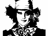 The Mad Hatter stencil-0
