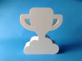 Trophy cup on a cloud, nestable box-2