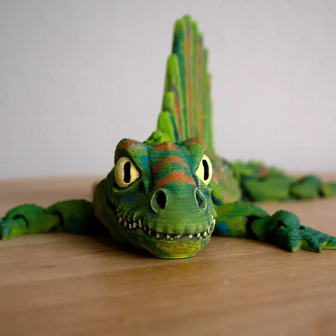 Dimetrodonte articulated flexi dinosaur toy