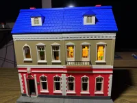 Parijse Straat — Volledig Modulair, met Verlichting en Winkels