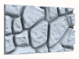 Low Poly Masonry Tile for 3D Printing-1