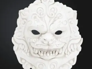 Foo Lion wall art
