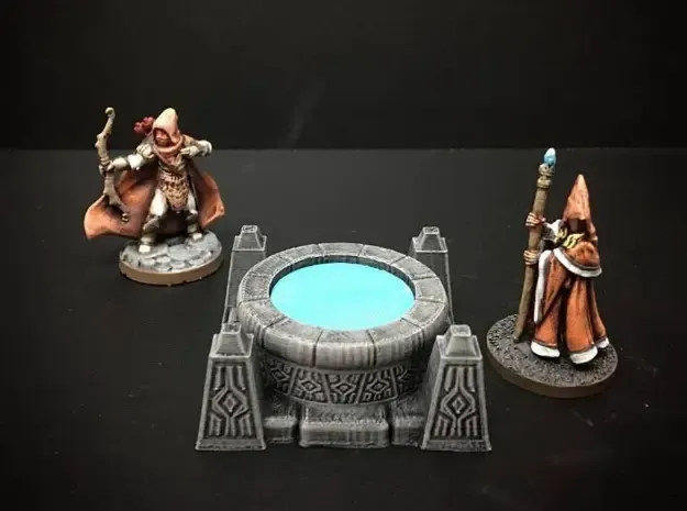 Delving Decor: Scrying Pool (28mm/Heroic scale)