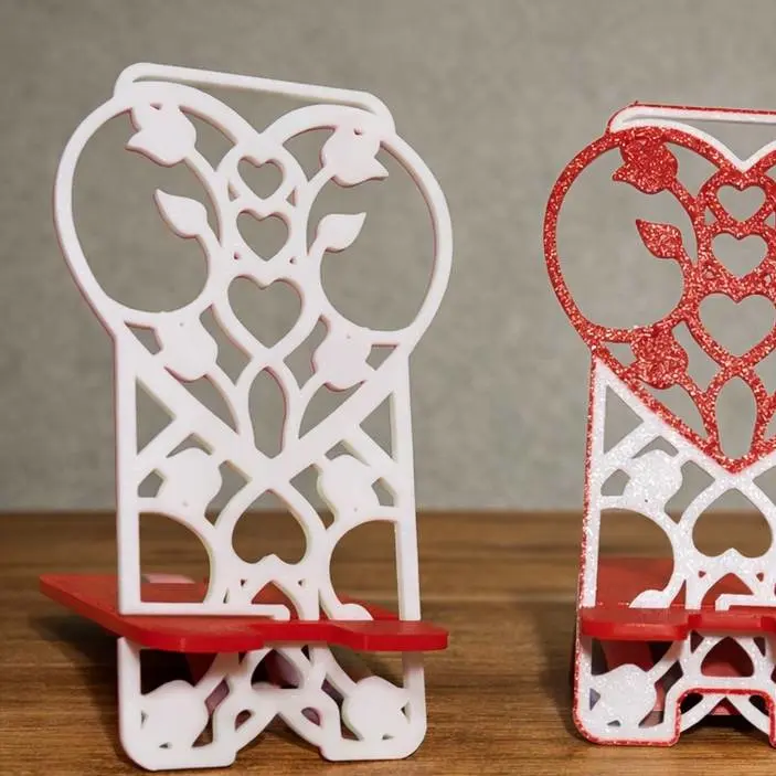 Heart Shaped Valentine Phone stand