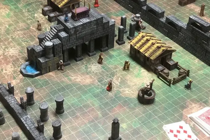 Scatterblocks 3D Printer Files | 3MF File | ScatterBlocks: Cyclopean Monument (28mm ...