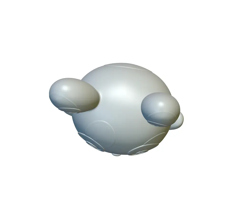 Pokemon Spinda #327 - ¡Listo para imprimir en 3D!