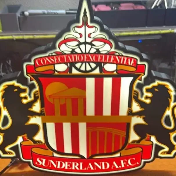 Sunderland FC led lightbox –