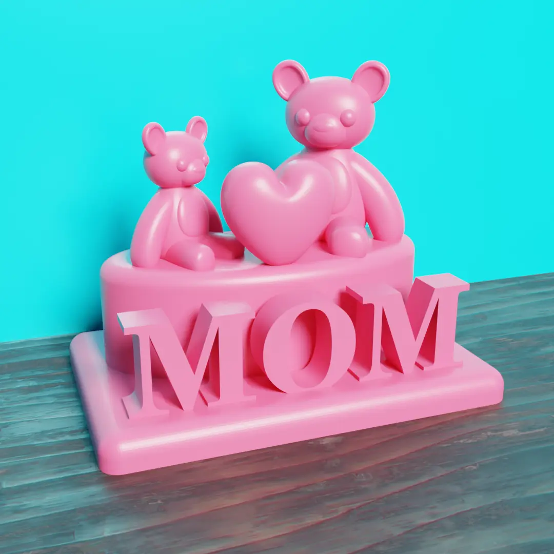 mom love decor with teddy bears