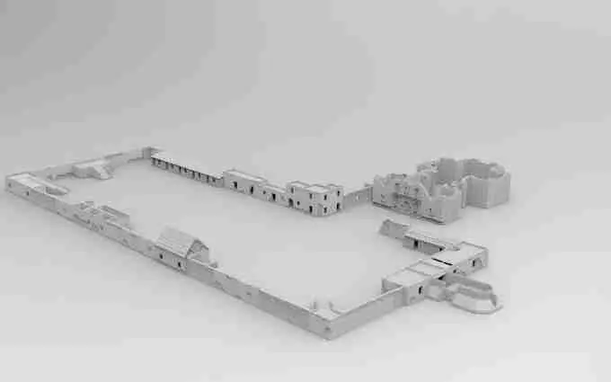 Fort Alamo ACW Pack Nr. 1 - Miniaturen ACW Landschaft Gelände t