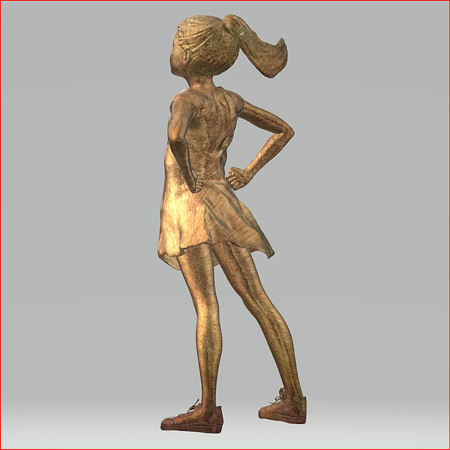 FEARLESS GIRL - based on sculpture by Kristen Visbal.