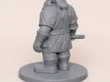 Snow Dwarf Blacksmith for DnD - Magic Series-1