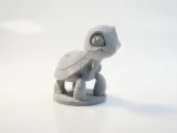 Chibi Tortoise Figurine Cute 3D Printable-2