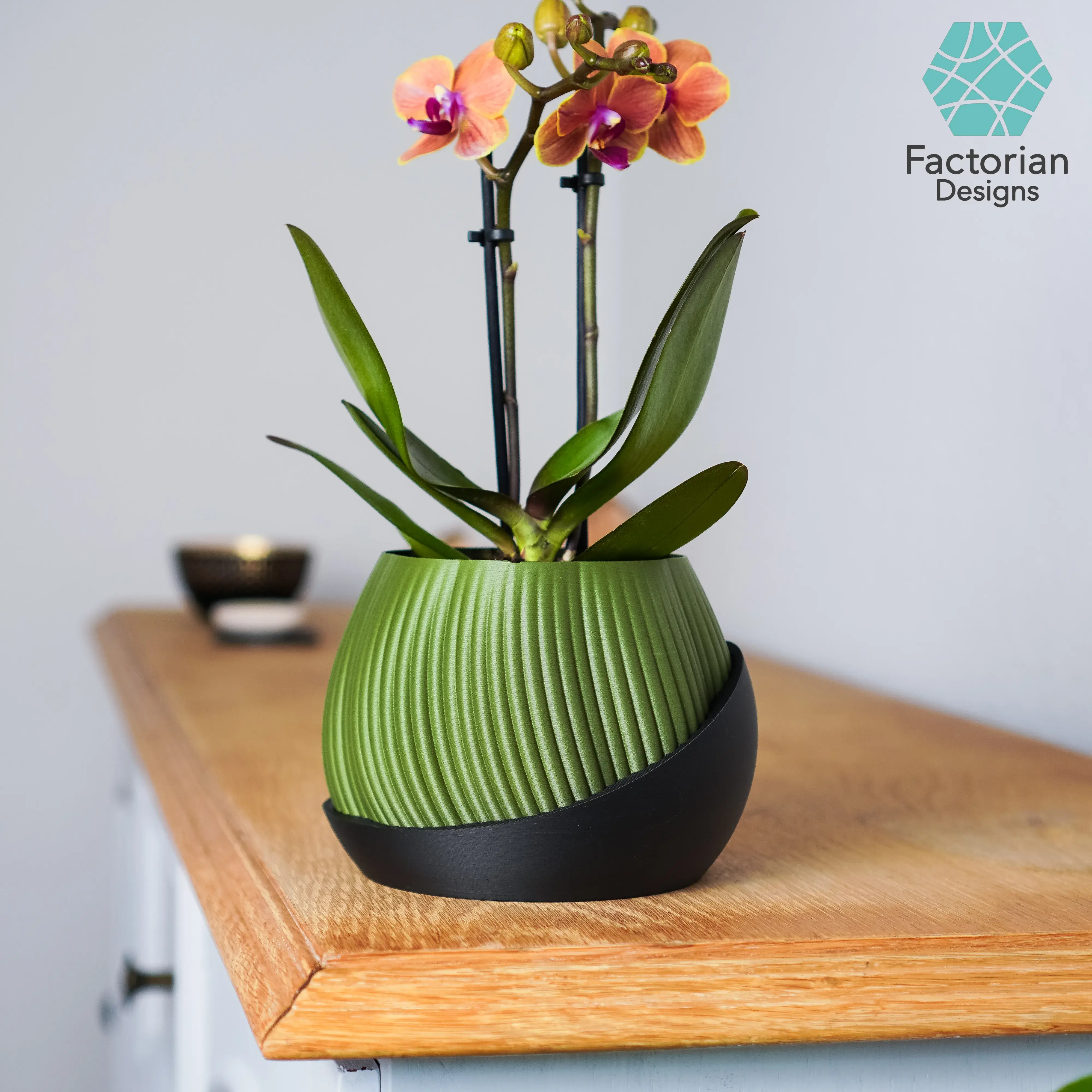 Plant Pot "Bloomcrest" | Planter STL to 3D print | Fused Pot