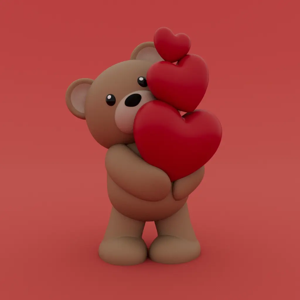 Valentine's Special - Teddy Bear with Love