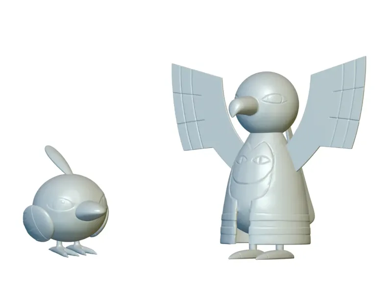 Pokemon Natu & Xatu (#177 & #178) - 3D Printing!
