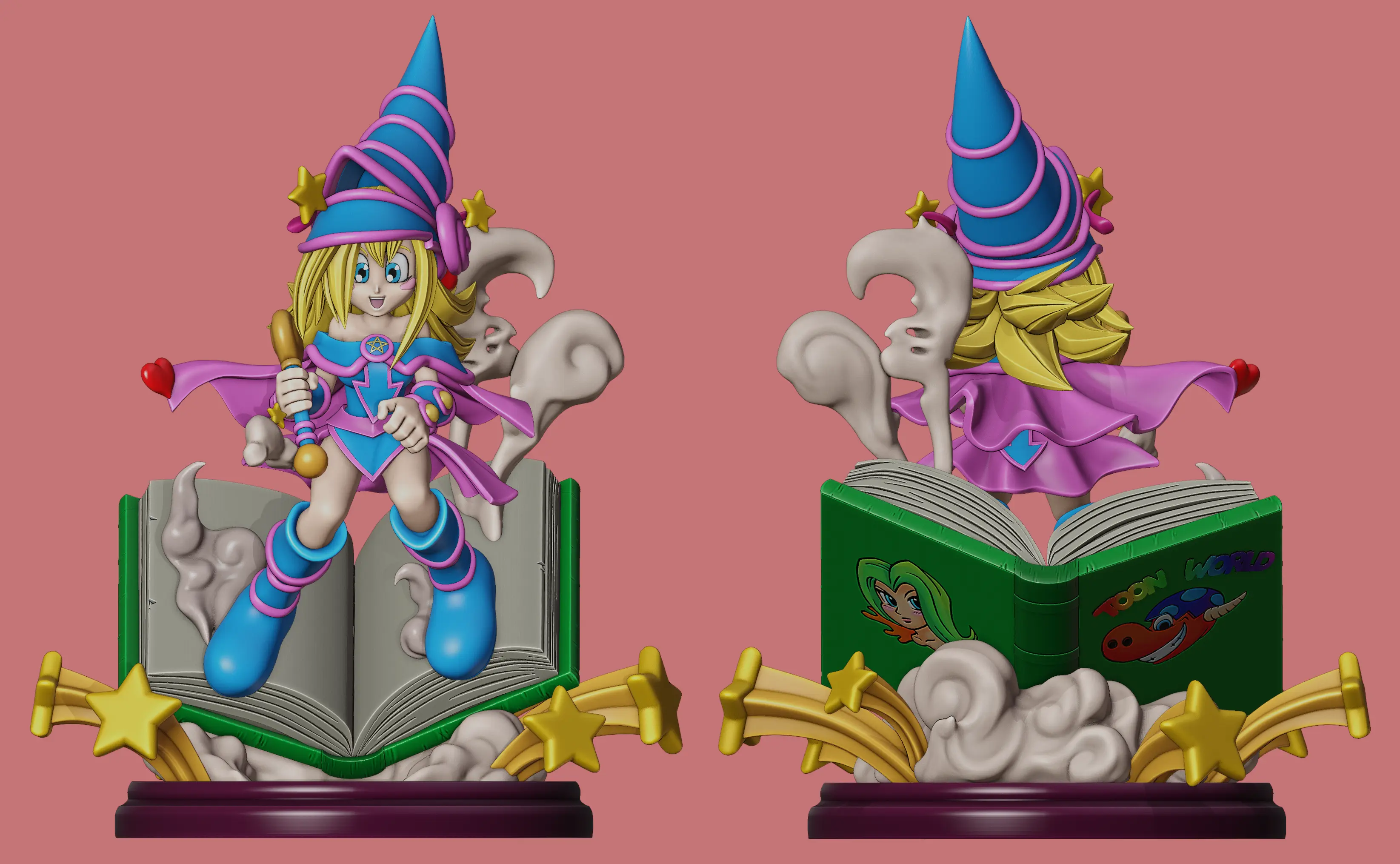 FIGURA NIÑA MAGA OSCURA TOON - YUGIOH