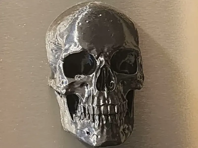 Obsidiaan Schedel Magneet – Halloween Editie