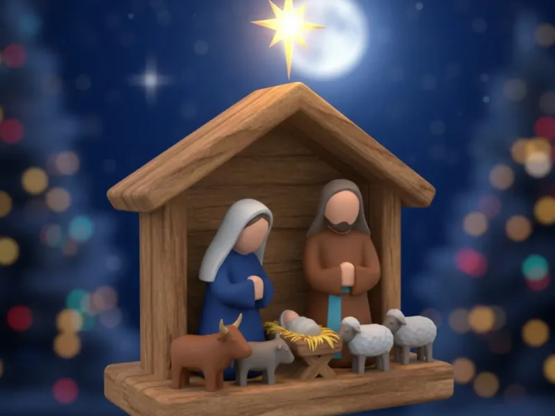 Christmas manger

