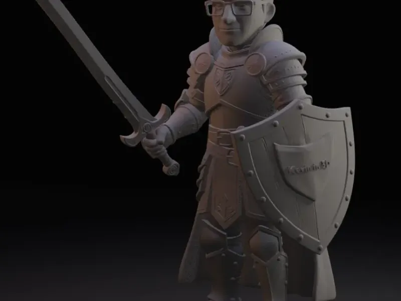 Kevinin3D - Knight : AI Generated