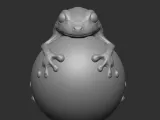 FDM & Resin Printer Test -frog-2