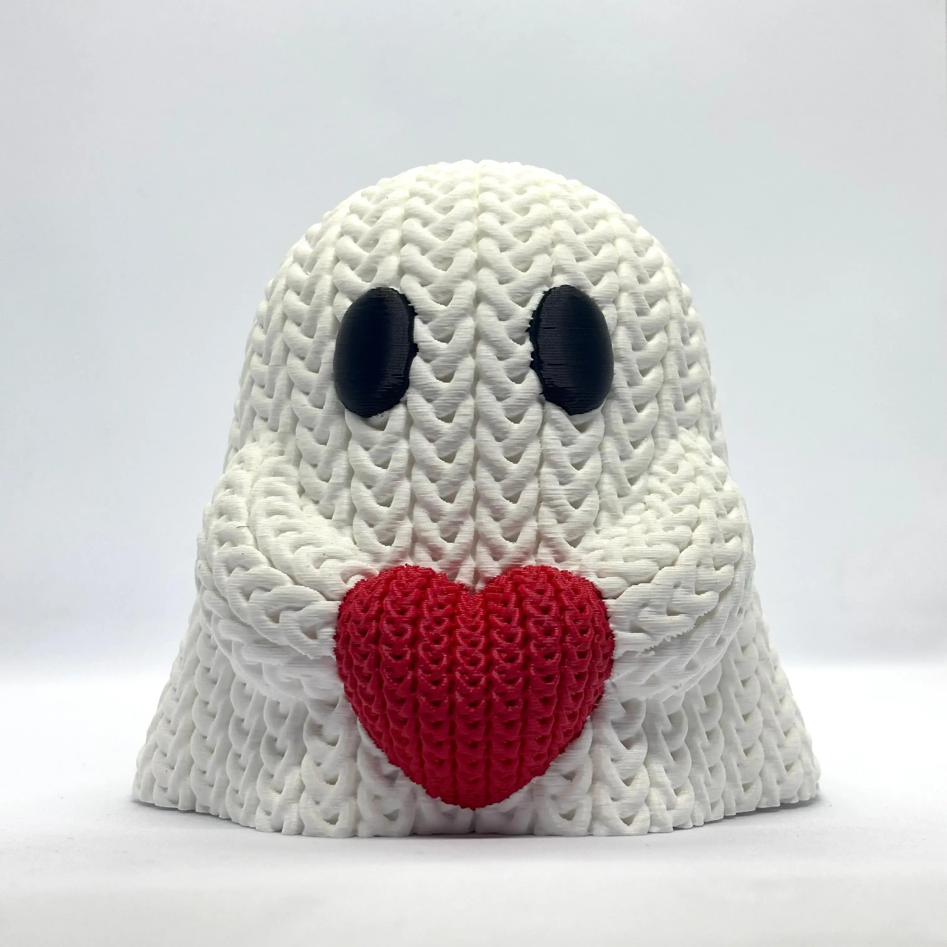 Knitted Valentine Ghost