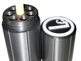 Two-color cylindrical cigar case for 8 pcs.-4
