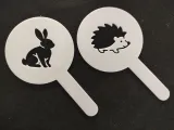 Milk Foam Templates / Children's Creative Template-3