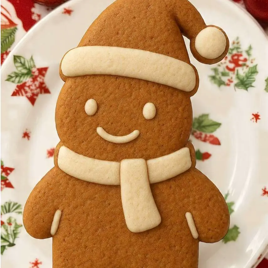 Gingerbread Man – 3D Printable STL File Description