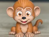 Friendly cute Monkey (multipart)-0